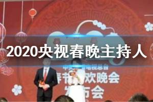 央视春晚正式公布主持人阵容 2020中央电视台主持人名单