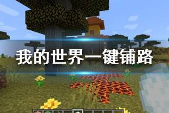 《我的世界手游》怎么一键修路 一键铺路指令分享
