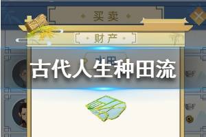 《古代人生》种田流怎么玩 古代人生种田流攻略