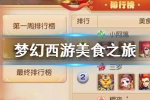 《梦幻西游手游》美食之旅菜品优先级推荐 菜品制作等级一览