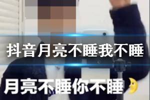 抖音月亮不睡我不睡是什么梗 月亮不睡我不睡下一句