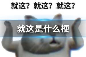 就这是什么梗 就这真是有够好笑的是什么意思出处表情包