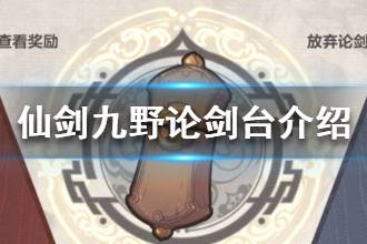 《仙剑奇侠传九野》论剑台玩法介绍 论剑台攻略