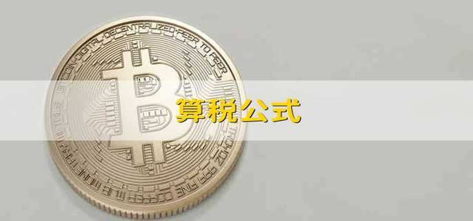 算税公式