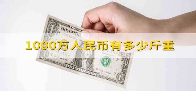 1000万人民币有多少斤重 1000万的人民币有多重
