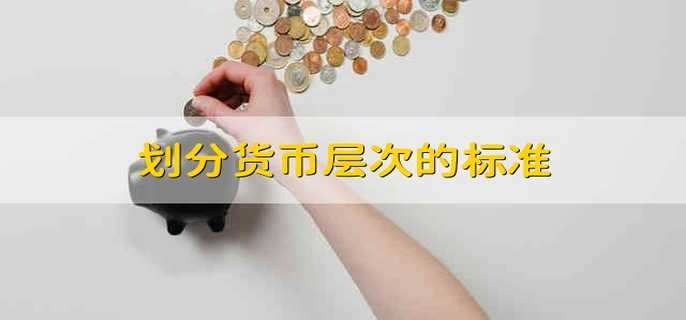 划分货币层次的标准