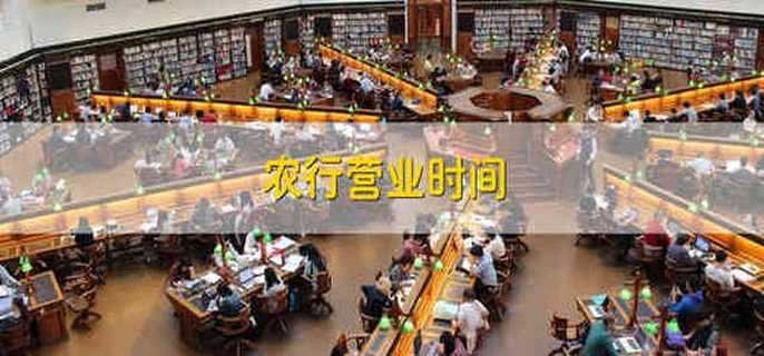 农行营业时间 周末农业银行营业时间