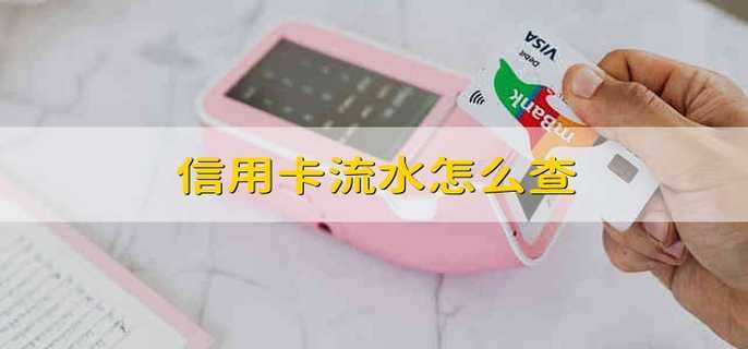 信用卡流水怎么查