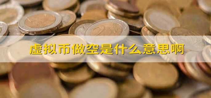 虚拟币做空是什么意思啊