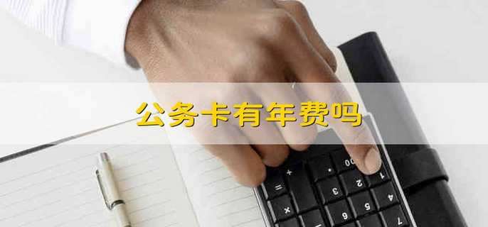公务卡有年费吗