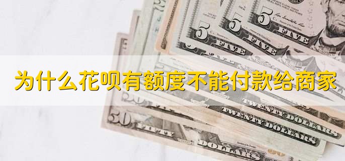 为什么花呗有额度不能付款给商家