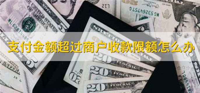 支付金额超过商户收款限额怎么办