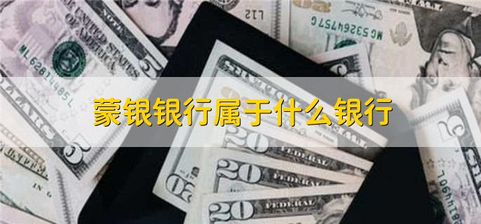 蒙银银行属于什么银行