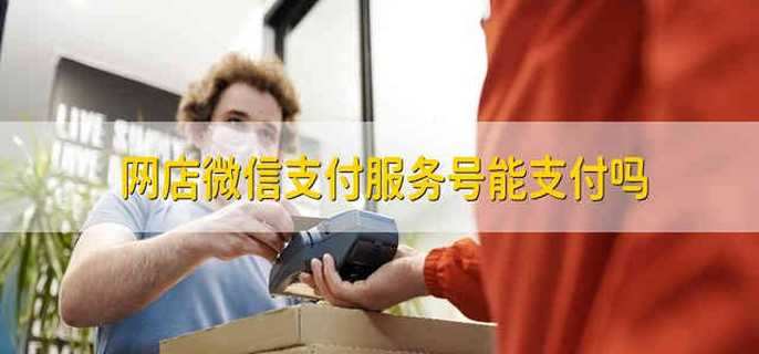 网店微信支付服务号能支付吗