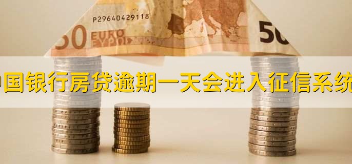 中国银行房贷逾期一天会进入征信系统吗?