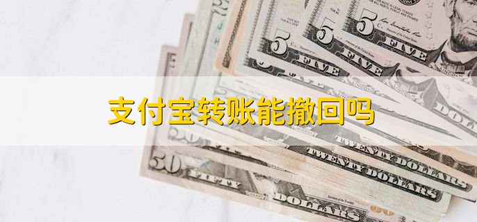 支付宝转账能撤回吗