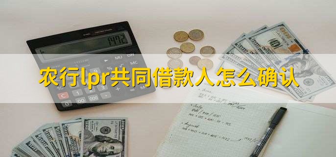农行lpr共同借款人怎么确认