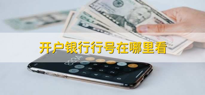 开户银行行号在哪里看