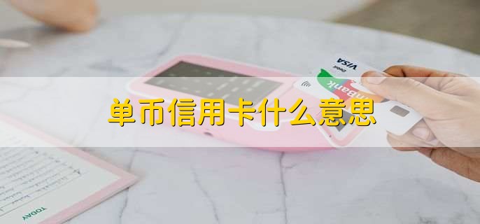 单币信用卡什么意思