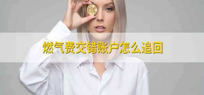 燃气费交错账户怎么追回