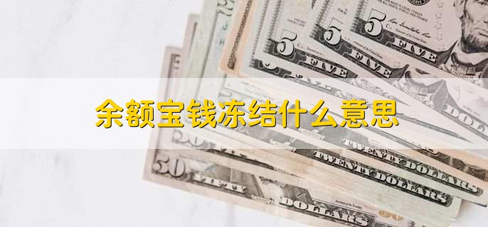 余额宝钱冻结什么意思