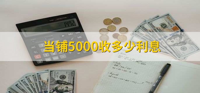 当铺5000收多少利息
