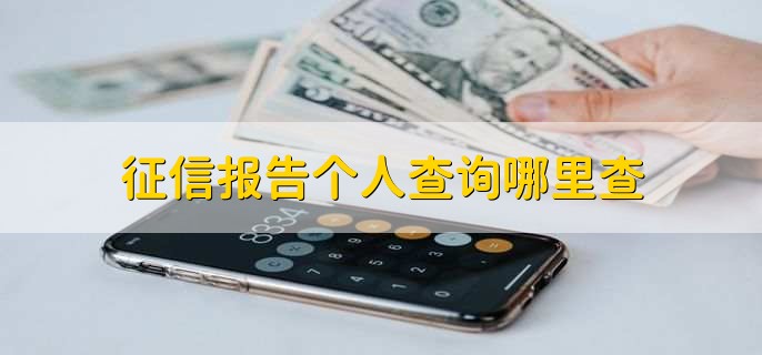 征信报告个人查询哪里查