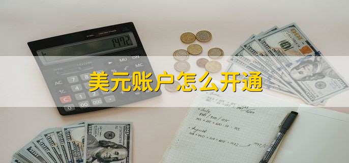 美元账户怎么开通