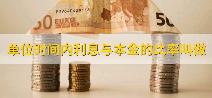 单位时间内利息与本金的比率叫做？