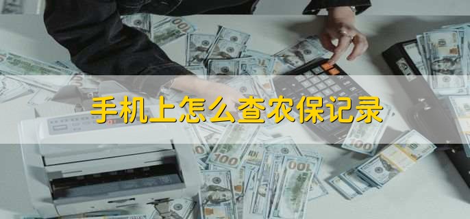 手机上怎么查农保记录