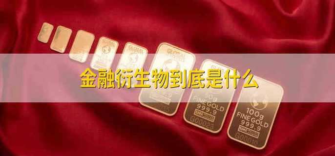 金融衍生物到底是什么