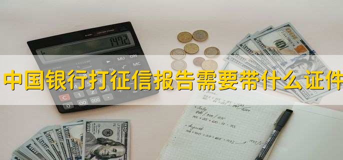中国银行打征信报告需要带什么证件