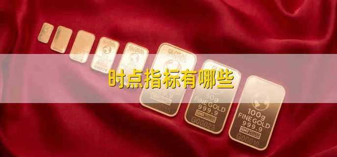时点指标有哪些